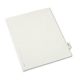Avery-Dennison Preprinted Legal Side Tab Dividers, Tab Title Exhibit V, 11 x 8 1/2, 25/Pack