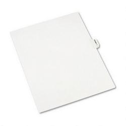 Avery-Dennison Preprinted Legal Side Tab Dividers, Tab Title Exhibit Y, 11 x 8 1/2, 25/Pack