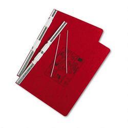 Acco Brands Inc. Pressboard Hanging Data Binder for 14 7/8 x 8 1/2 Unburst Sheets, Executive Red