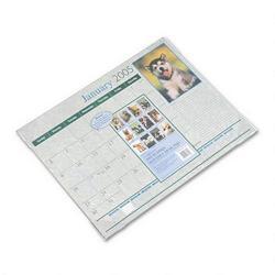 At-A-Glance Puppies Full Color Photographic Monthly Desk Pad Calendar, 22 x 17
