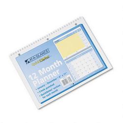 At-A-Glance QuickNotes® Wirebound Desk/Wall Monthly Calendar, 11 x 8, 4 color printing