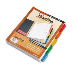 Cardinal Brands Inc. QuickStep™ Bulk Index System, Multicolor Tabs 1 5, 24 Sets/Box