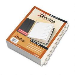Cardinal Brands Inc. QuickStep™ Bulk Index System, White Tabs 1 10, 24 Sets/Box
