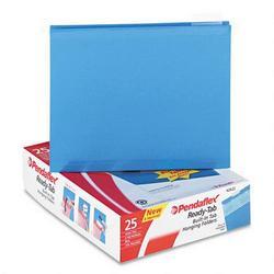 Esselte Pendaflex Corp. Ready Tab™ Colored Reinforced Hanging Letter Folders, 1/5 Cut, Blue, 25/Box