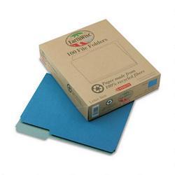 Esselte Pendaflex Corp. Recycled Colored File Folders, 1/3 Cut, Letter Size, Blue, 100/Box