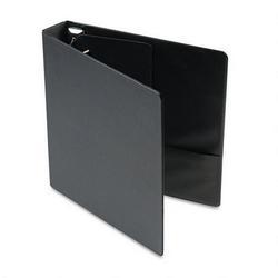 Cardinal Brands Inc. Recycled Easy Open® D Ring Binder, Leather Grain Vinyl, 1 1/2 Capacity, Black