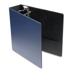 Cardinal Brands Inc. Recycled Easy Open® D Ring Binder, Leather Grain Vinyl, 3 Capacity, Navy