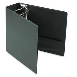 Cardinal Brands Inc. Recycled Easy Open® D Ring Binder, Leather Grain Vinyl, 4 Capacity, Black