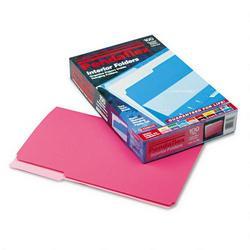 Esselte Pendaflex Corp. Recycled Interior File Folders, Pink, 1/3 Cut, Legal, 100/Box