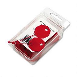 Buddy Products Red Master Repli Key™ Two Tag System Plastic Replacement Tags, 20/Pack