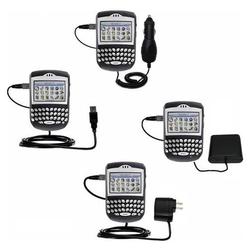 Gomadic Road Warrior Kit for the Blackberry 7270 includes a Car & Wall Charger AND USB cable AND Battery Ext