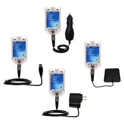 Gomadic Road Warrior Kit for the Dopod 700 includes a Car & Wall Charger AND USB cable AND Battery Extender