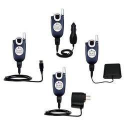 Gomadic Road Warrior Kit for the LG AX4750 includes a Car & Wall Charger AND USB cable AND Battery Extender