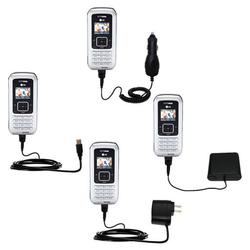 Gomadic Road Warrior Kit for the LG EnV includes a Car & Wall Charger AND USB cable AND Battery Extender - G