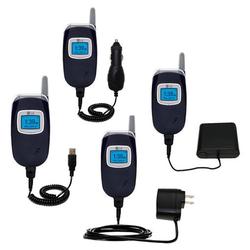 Gomadic Road Warrior Kit for the LG VX3400 includes a Car & Wall Charger AND USB cable AND Battery Extender