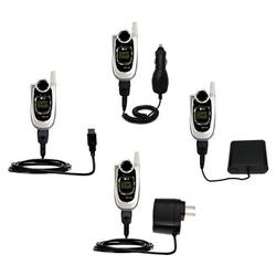 Gomadic Road Warrior Kit for the LG VX4700 includes a Car & Wall Charger AND USB cable AND Battery Extender