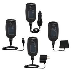Gomadic Road Warrior Kit for the LG VX5400 includes a Car & Wall Charger AND USB cable AND Battery Extender