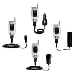 Gomadic Road Warrior Kit for the LG VX6000 includes a Car & Wall Charger AND USB cable AND Battery Extender
