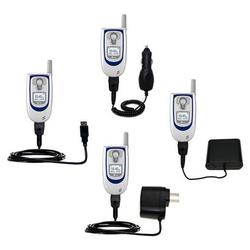 Gomadic Road Warrior Kit for the LG VX6100 includes a Car & Wall Charger AND USB cable AND Battery Extender