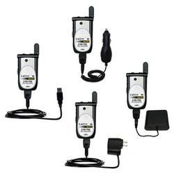 Gomadic Road Warrior Kit for the Nextel i920 includes a Car & Wall Charger AND USB cable AND Battery Extende