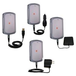 Gomadic Road Warrior Kit for the Qtek 9000 includes a Car & Wall Charger AND USB cable AND Battery Extender