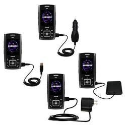 Gomadic Road Warrior Kit for the Samsung SCH-V940 includes a Car & Wall Charger AND USB cable AND Battery Ex