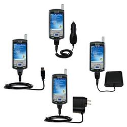 Gomadic Road Warrior Kit for the Samsung SCH-i730 includes a Car & Wall Charger AND USB cable AND Battery Ex