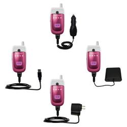 Gomadic Road Warrior Kit for the Sony Ericsson z310a includes a Car & Wall Charger AND USB cable AND Battery