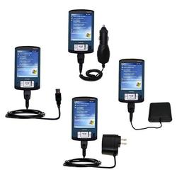 Gomadic Road Warrior Kit for the Toshiba e805 includes a Car & Wall Charger AND USB cable AND Battery Extend