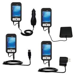 Gomadic Road Warrior Kit for the Verizon XV6700 includes a Car & Wall Charger AND USB cable AND Battery Exte
