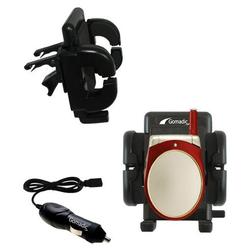 Gomadic Samsung SCH-A220 Auto Vent Holder with Car Charger - Uses TipExchange