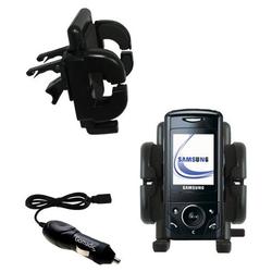 Gomadic Samsung SGH-D520 Auto Vent Holder with Car Charger - Uses TipExchange