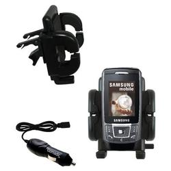Gomadic Samsung SGH-D900 Auto Vent Holder with Car Charger - Uses TipExchange
