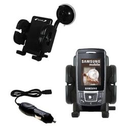 Gomadic Samsung SGH-D900 Auto Windshield Holder with Car Charger - Uses TipExchange