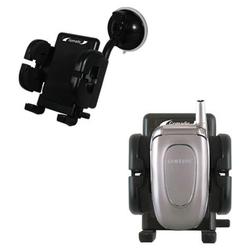 Gomadic Samsung SGH-X427 Car Windshield Holder - Brand