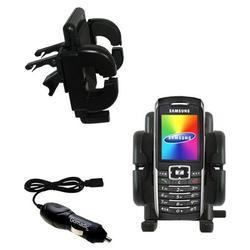Gomadic Samsung SGH-X700 Auto Vent Holder with Car Charger - Uses TipExchange
