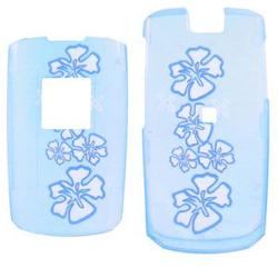 Wireless Emporium, Inc. Samsung SLM SGH-A747 Trans. Blue Hawaii Snap-On Protector Case Faceplate