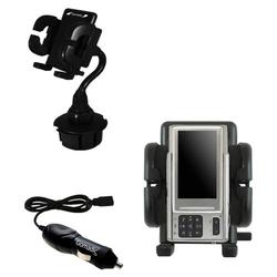 Gomadic Samsung i70 Auto Cup Holder with Car Charger - Uses TipExchange
