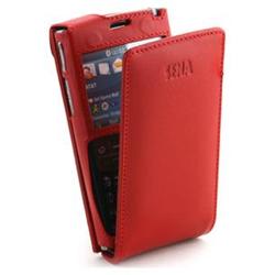 Sena Cases Magnet Flipper Case for SmartPhone - Leather - Red
