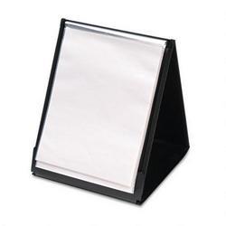 Cardinal Brands Inc. ShowFile™ Vertical Display Easel, Twenty 11 x 8 1/2 2 Sided Sleeves, Black