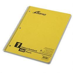 Ampad/Divi Of American Pd & Ppr Single Subject Notebook, Wirelock, 11 x 8 1/2, College Rule, 100 Sheets