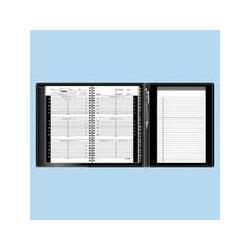 At-A-Glance Small Weekly Appointment Book, Tel/Add Book, Writing Pad, 4 7/8 x 8, Black