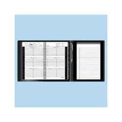 At-A-Glance Small Weekly Appointment Book, Tel/Add Book, Writing Pad, 4 7/8 x 8, Black