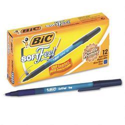 Bic Corporation Soft Feel® Stick Ball Pen, Fine Point, Blue Barrel, Blue Ink
