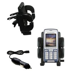 Gomadic Sony Ericsson K310i Auto Vent Holder with Car Charger - Uses TipExchange