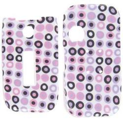 Wireless Emporium, Inc. Sony Ericsson Z750a Purple Pink Polka Dots Snap-On Protector Case Faceplate
