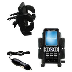 Gomadic Sony Ericsson k550c Auto Vent Holder with Car Charger - Uses TipExchange