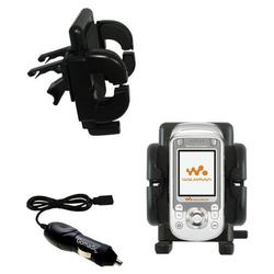 Gomadic Sony Ericsson w550c Auto Vent Holder with Car Charger - Uses TipExchange