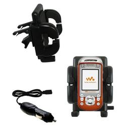 Gomadic Sony Ericsson w600c Auto Vent Holder with Car Charger - Uses TipExchange