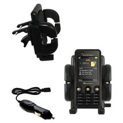 Gomadic Sony Ericsson w660i Auto Vent Holder with Car Charger - Uses TipExchange